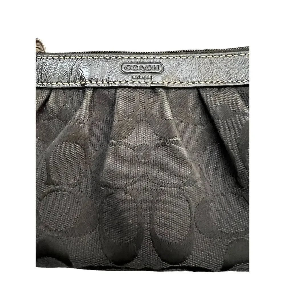 Coach Black Wristlet